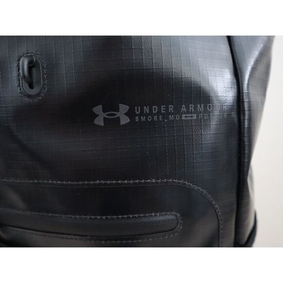 Under Armour 1382311-001 Unisex Black UA Summit Roll Top Backpack - Picture 9 of 16